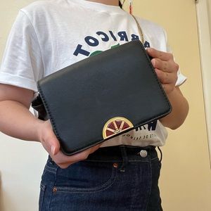 Small black crossbody purse